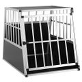 Cadoca Hundetransportbox L robust verschließbar aus Aluminium Autotransportbox Tiertransportbox 90x66x72cm Cadoca Hundetransportbox L robust verschließbar aus Aluminium Autotransportbox Tiertransportbox 90x66x72cm