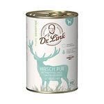 Dr. Link® Pure Sensitive 6x400g Premium-Nassfutter für Hunde: Hirsch pur mit Kartoffel, Apfel und Preiselbeere | hypoallergen | getreidefrei | 100% Single-Protein